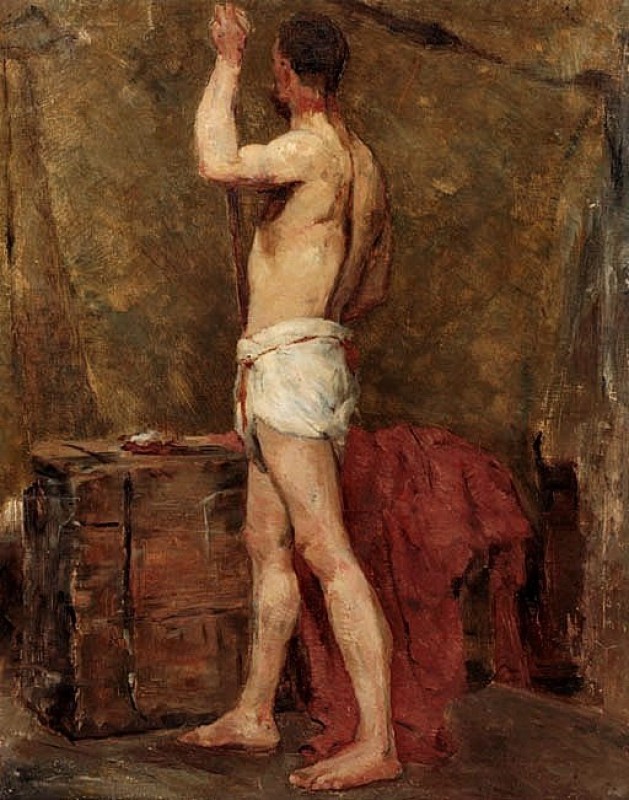 "Painting. Nude" by James Ensor