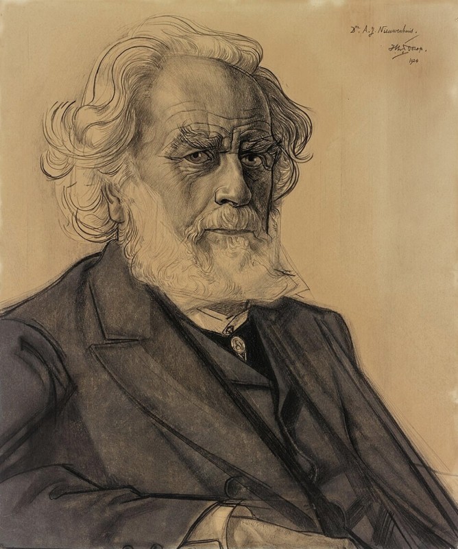 "Desen. Autoportret" by Jan Toorop
