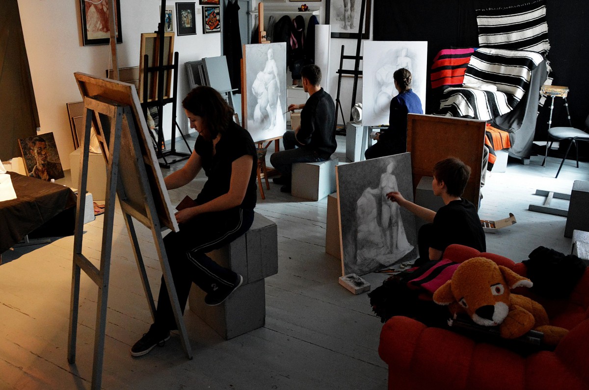Painting lecture. XII grade. December 2015