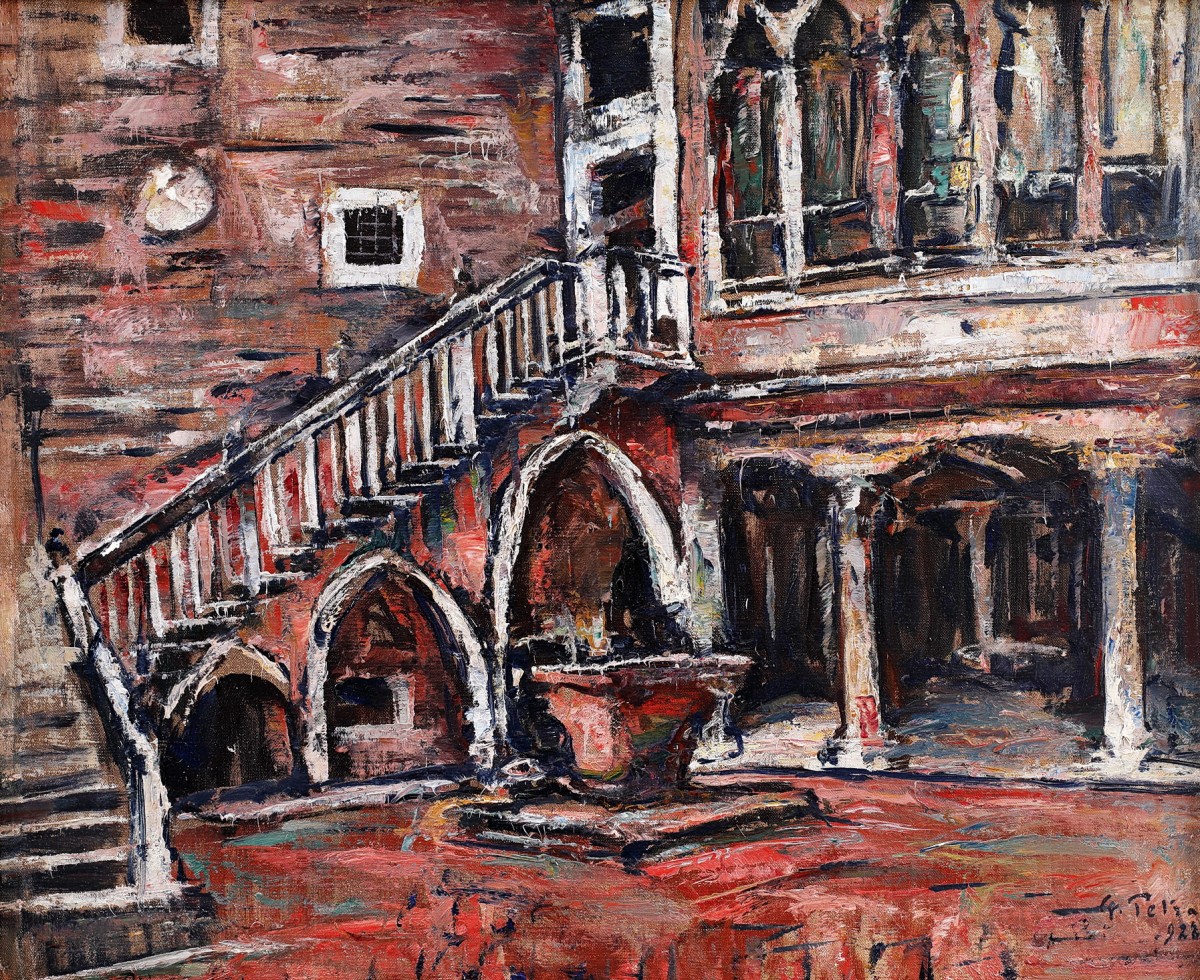 "Compoziție" by Gheorghe Petrașcu