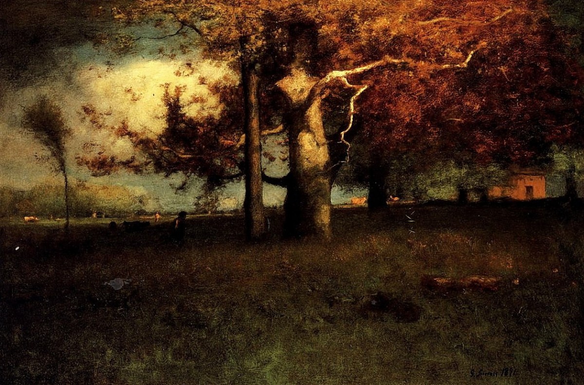 "Painting. Landscape" by George Inness