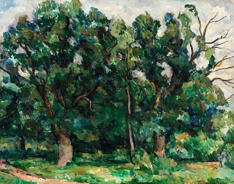 "Pictură. Peisaj" by Pyotr Petrovich Konchalovsky