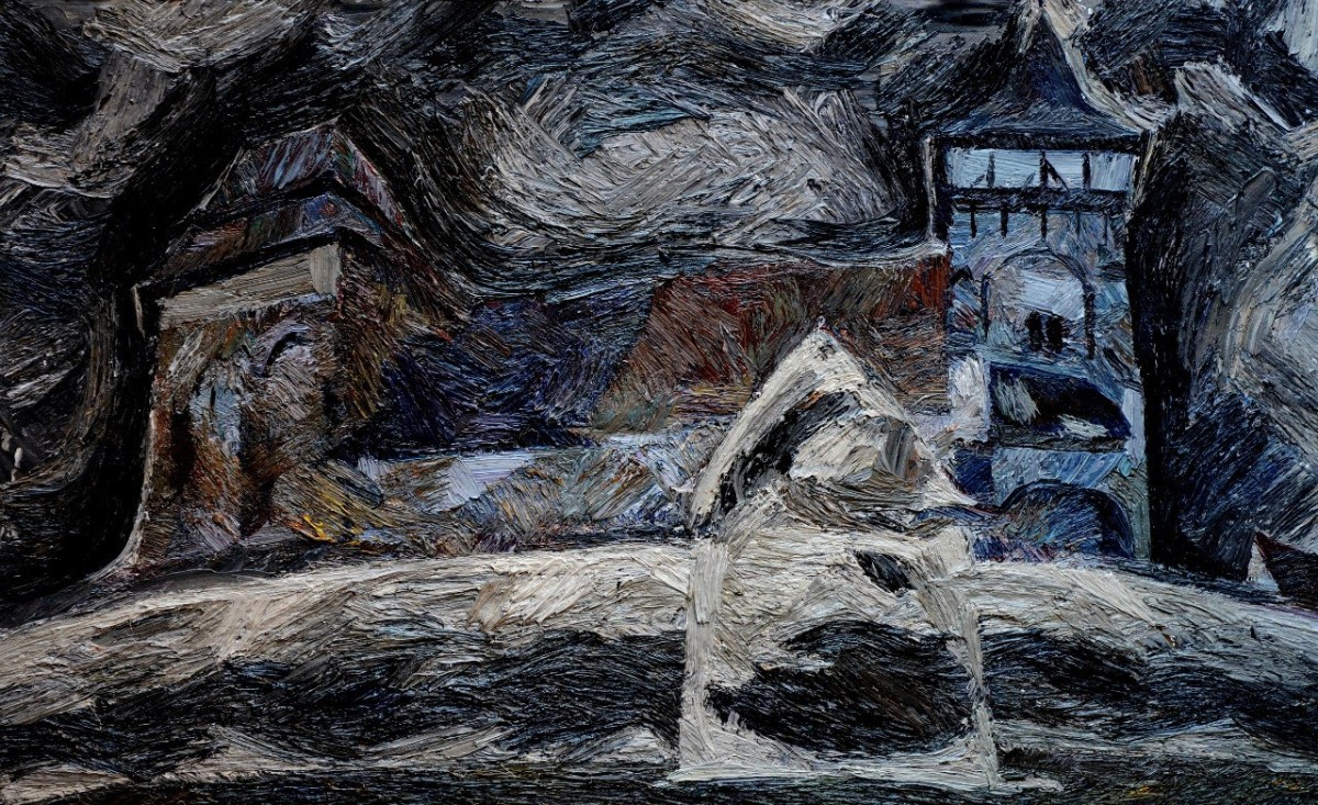 "Studiu" by Alexandra Clapatiuc, 2013, ulei pe pânză