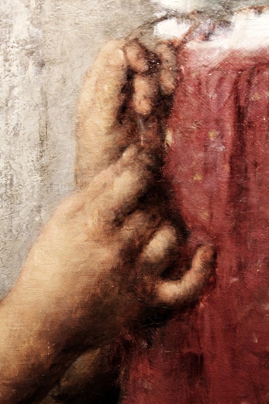 "Painting. Gypsum, head, hands, feet" by Alexei Alekseevich Harlamoff (Kharlamov)