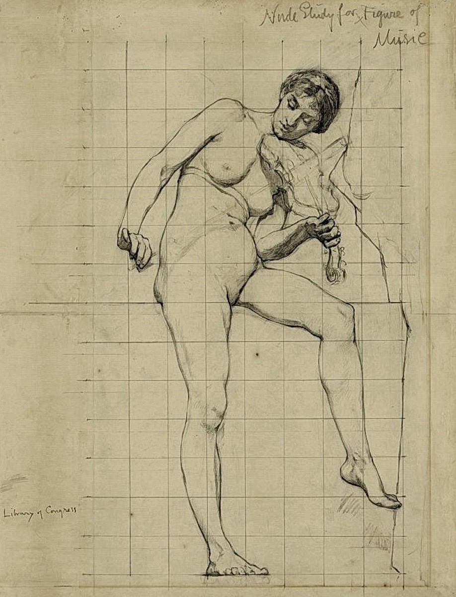 "Drawing. Nude" by Kenyon Cox