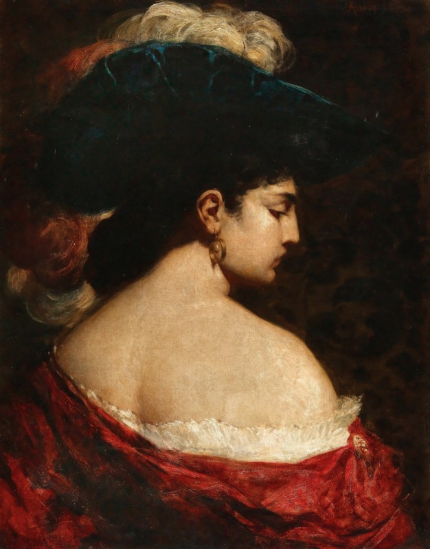 "Pictură. Portret" by Ferdinand Keller
