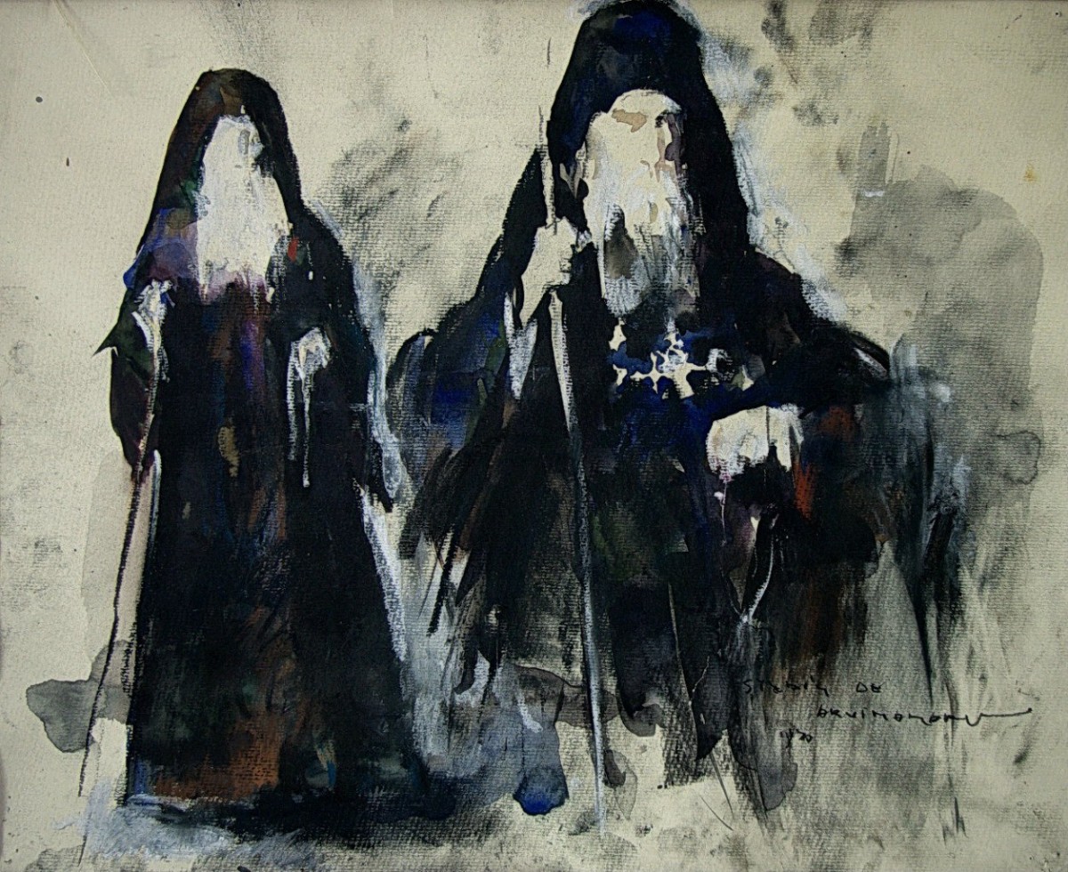 "Рисунок. Фигура / полуфигура" by Гхеоргхе Лисица