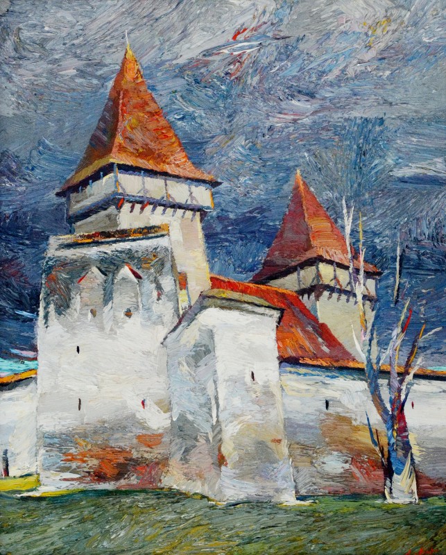 "Этюд. Dealu Frumos" by Анатол Гимпу, 2006, 420x320, масло / холст