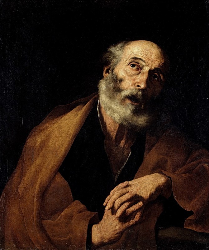"Pictură. Figură / semifigură" by Jusepe de Ribera