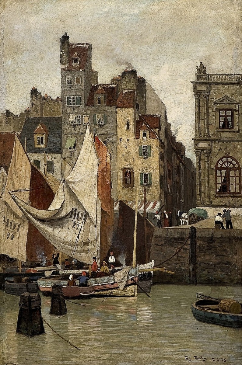 "Painting. Urban" by Frits Thaulow