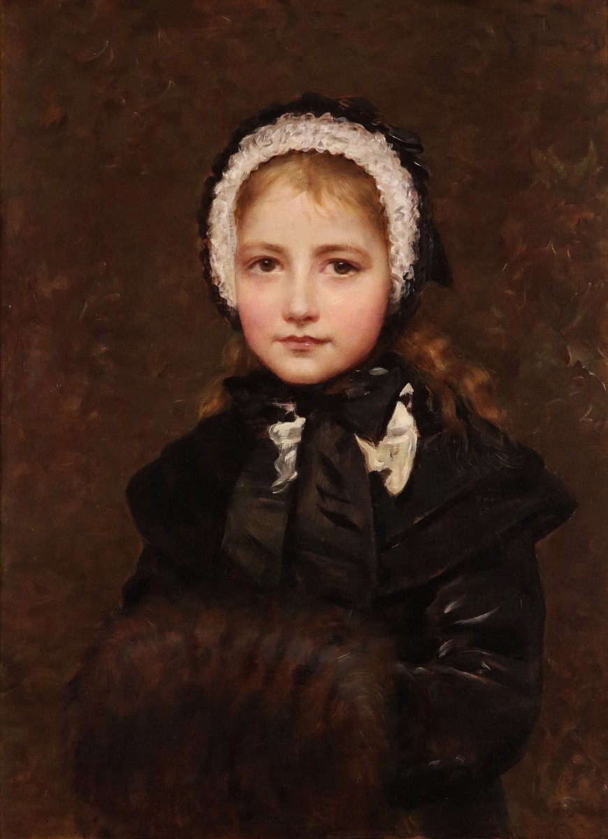 "Compoziție. Portret" by Edwin Longsden Long