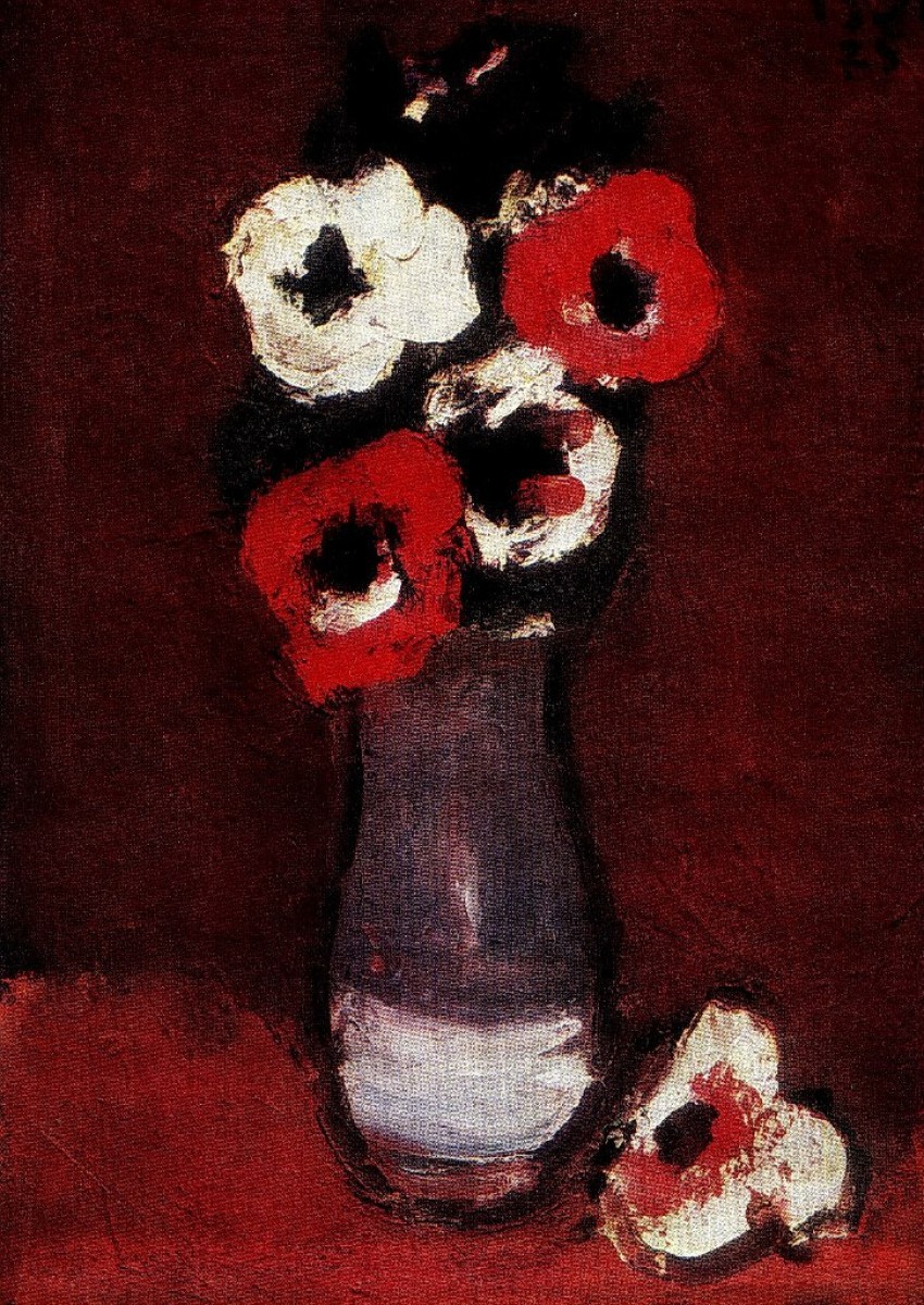 "Painting. Flowers" by Corneliu Baba