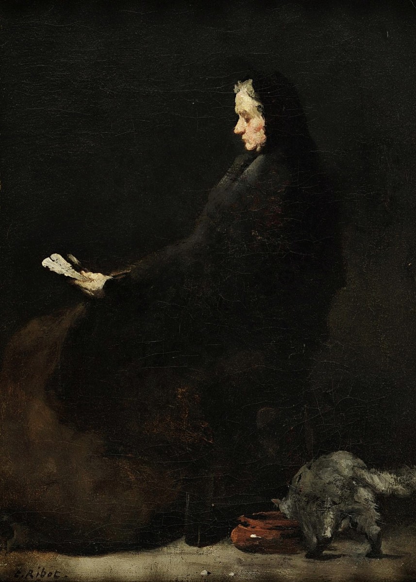 "Compoziție" by Théodule Ribot