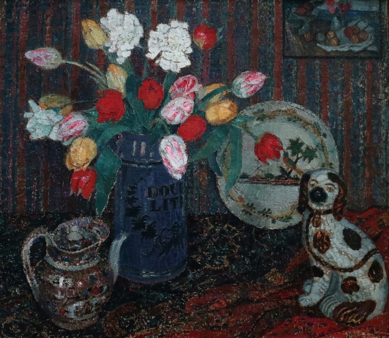 "Pictură. Natură statică" by Léon de Smet