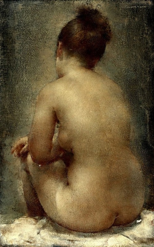 "Painting. Nude" by Grigory Gluckmann