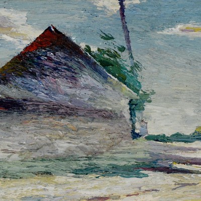 "Butuceni" by Anatol Ghimpu, 1995, 220x330mm, ulei pe pânză