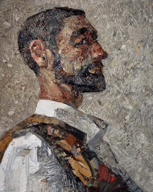 "Painting. Portrait. Long term" by Diana Rumeghea, 500x400mm, oil on canvas