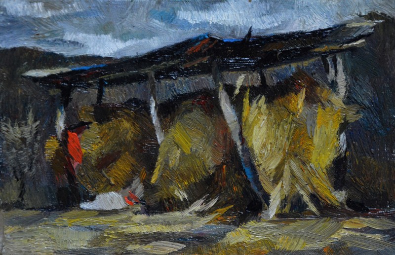 "Painting. Pleinair. Long term" by Cristina Demian, 200x300mm, oil on canvas