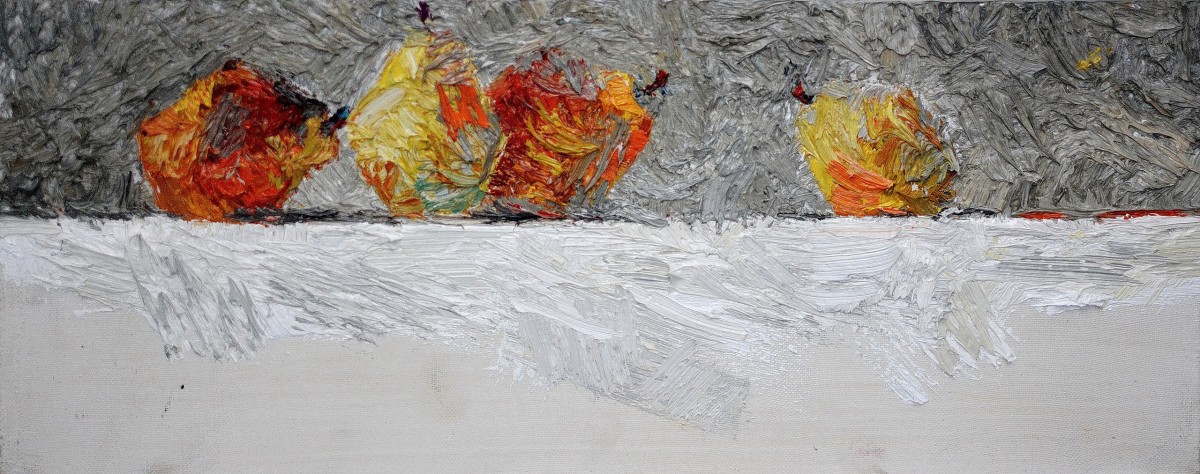 "Painting. Etude. Long term" by Ștefan Mocanu, 200x500mmu, oil on canvas