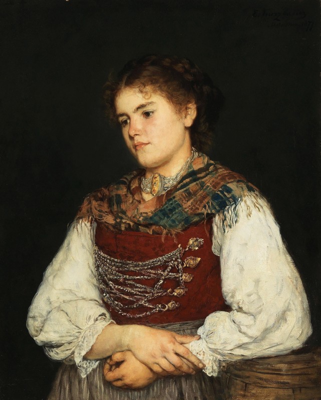 "Painting. Figure" by Eduard Kurzbauer