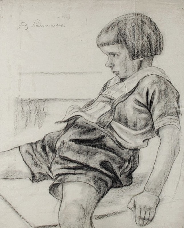 "Drawing. Figure" by Fritz Schirrmacher