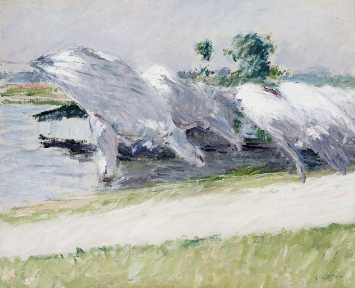 "Painting. Landscape" by Gustave Caillebotte