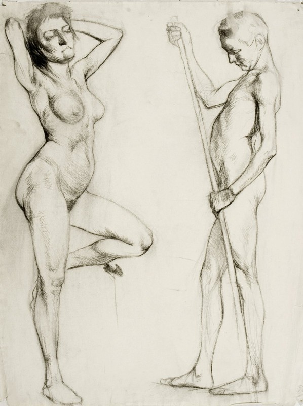 "Desen. Nud" by Dmitry Nikolaevich Kardovsky