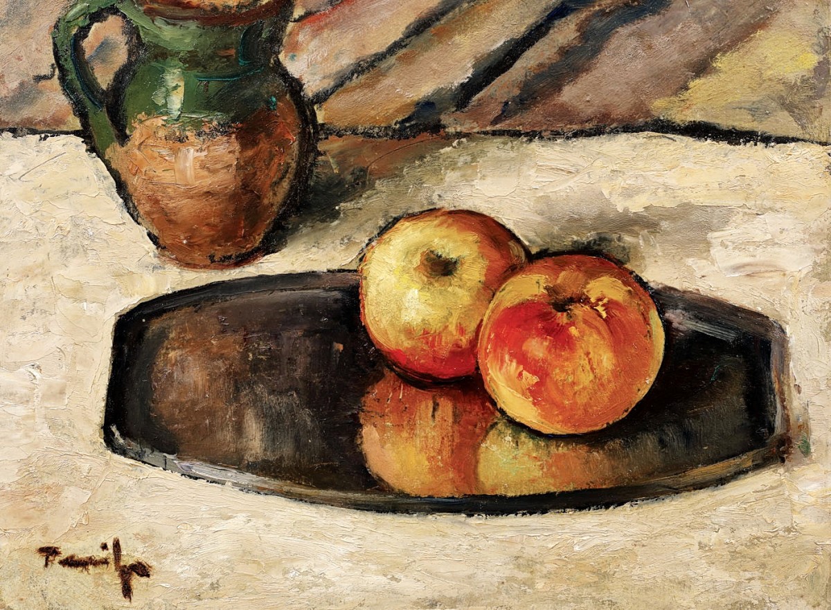 "Pictură. Natură statică" by Nicolae Tonitza
