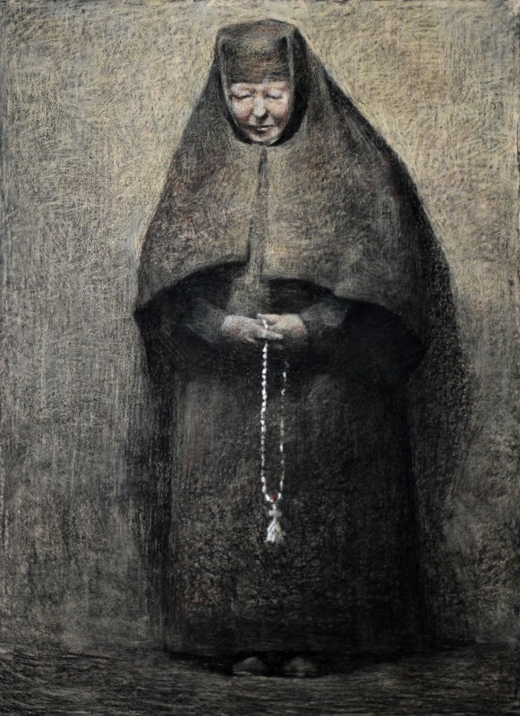"Figură. Călugăriță" by Кристина Демиан, 2016