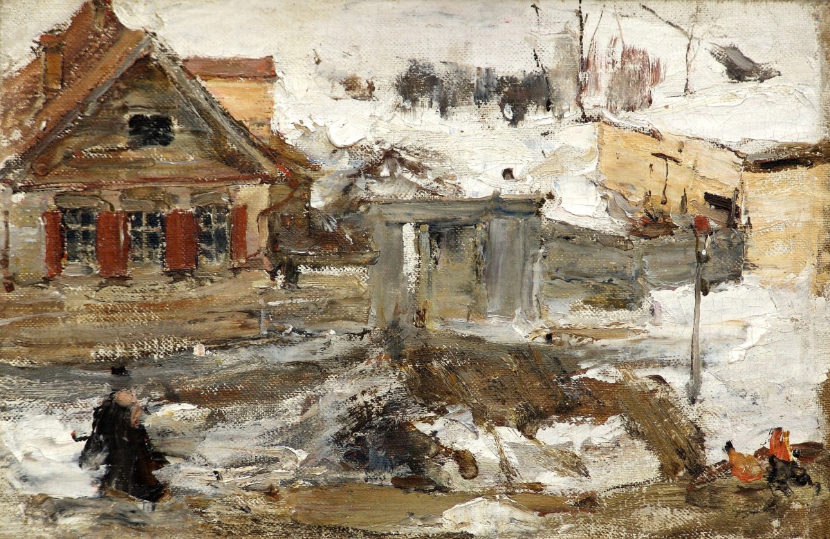 "Painting. Rural" by Nicolai Fechin