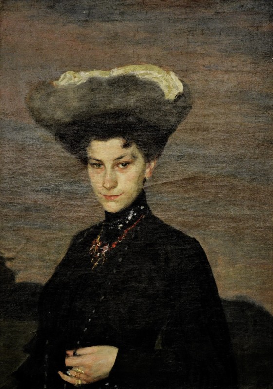 "Painting. Portrait" by Boris Kustodiev