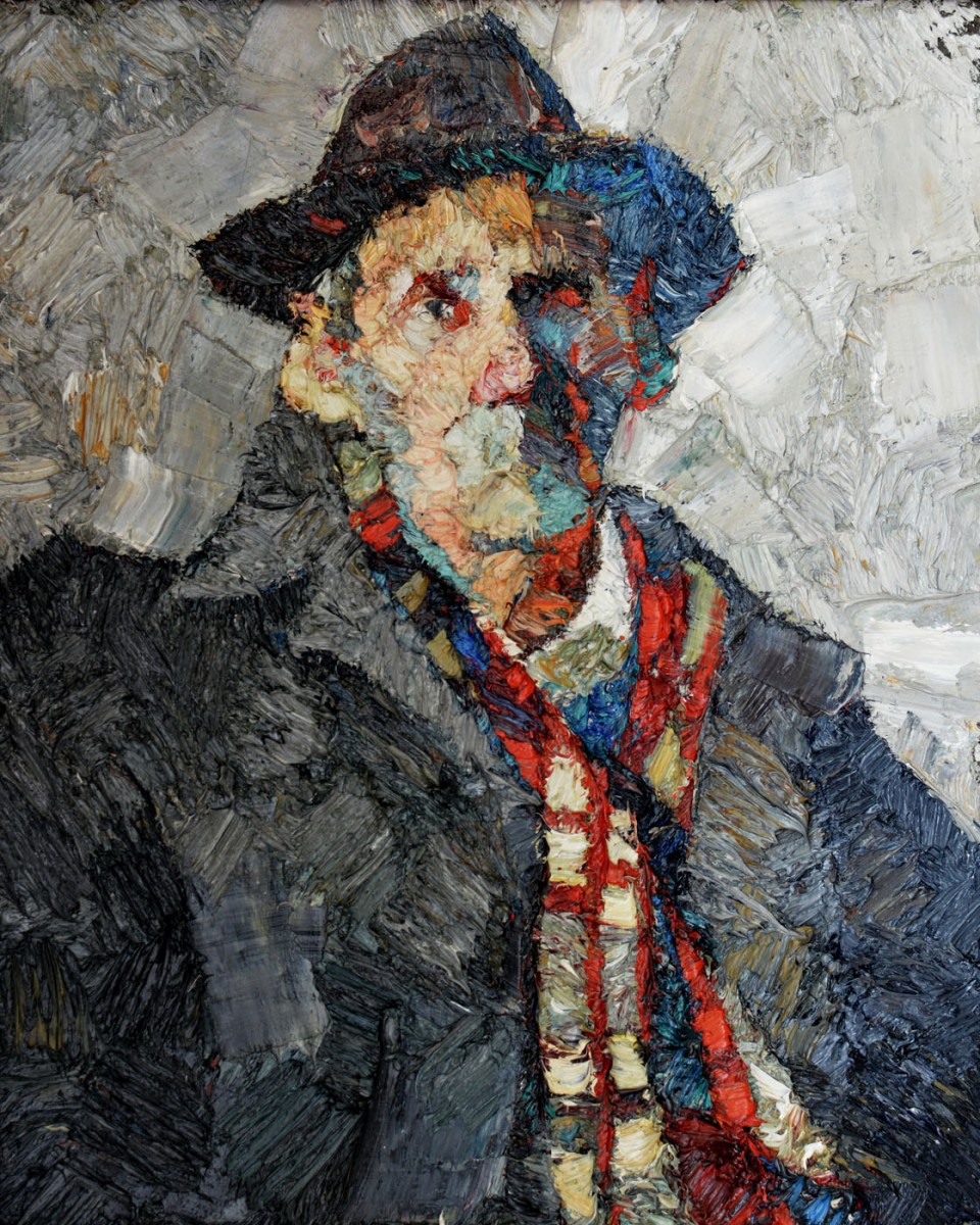 "Portret" by Верониcа Cрецу, 2010, 500x400mm, масло / холст