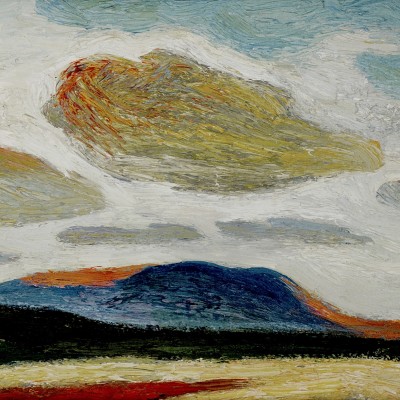 "Etude" by Anatol Ghimpu, 1996, 380x550mm, oil on canvas