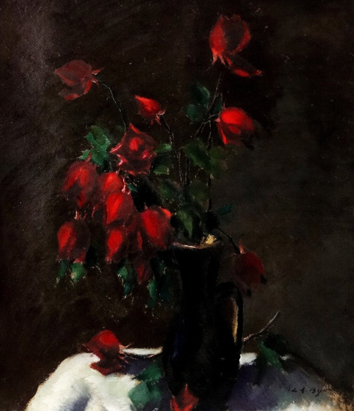 "Pictură. Flori" by Leon Alexandru Biju