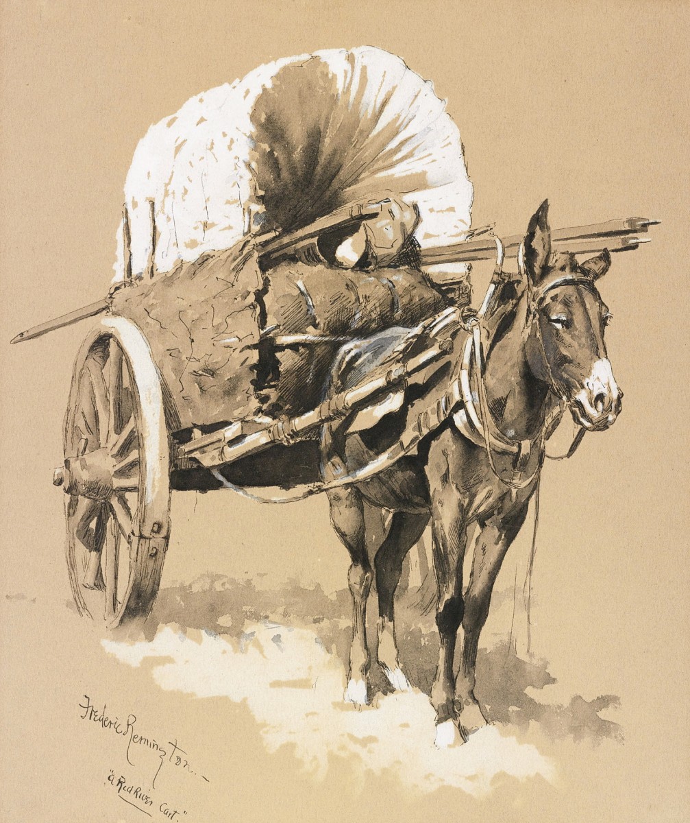 "Painting. Animals" by Frederic Remington