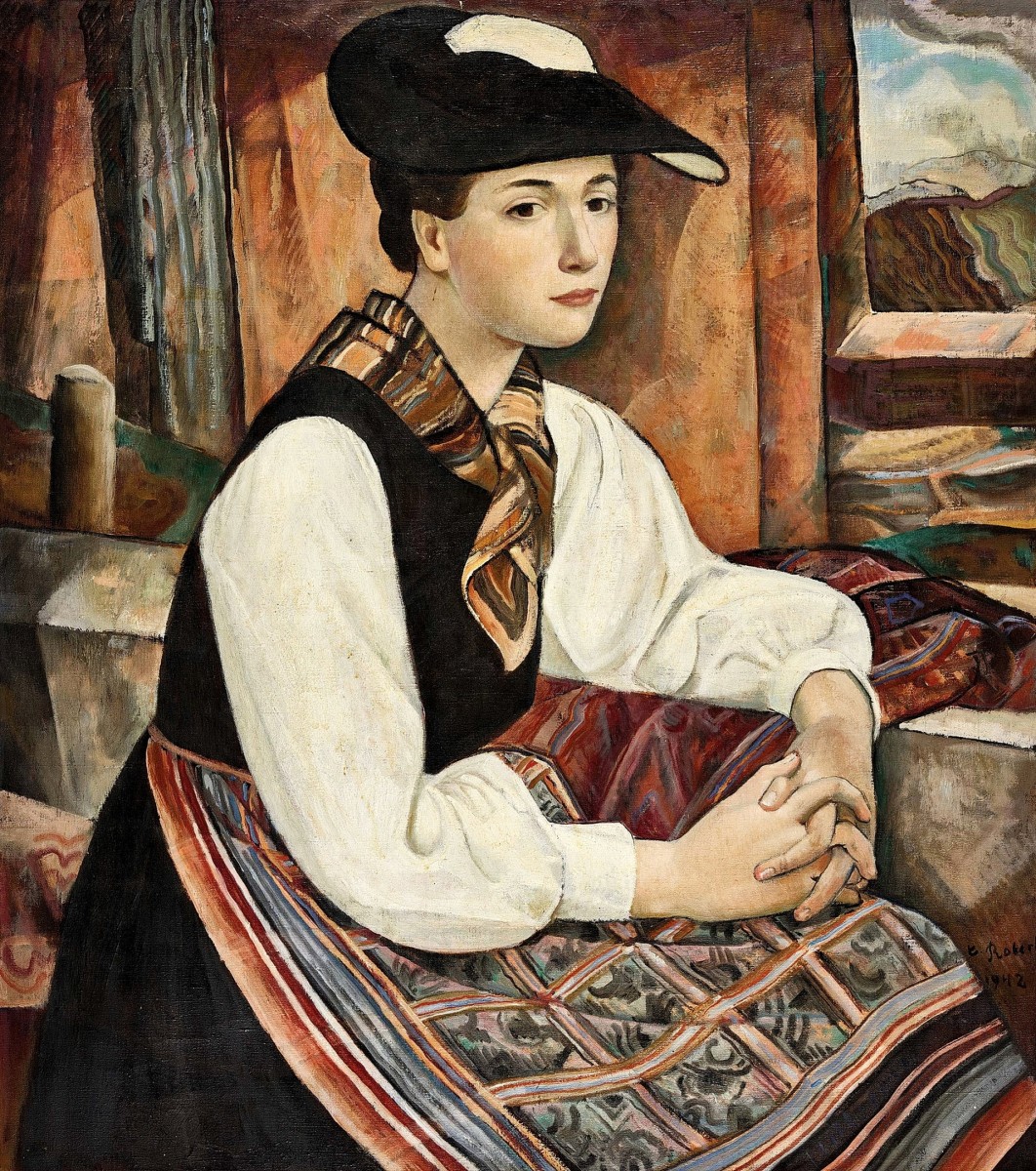 "Painting. Figure" by Théophile Robert