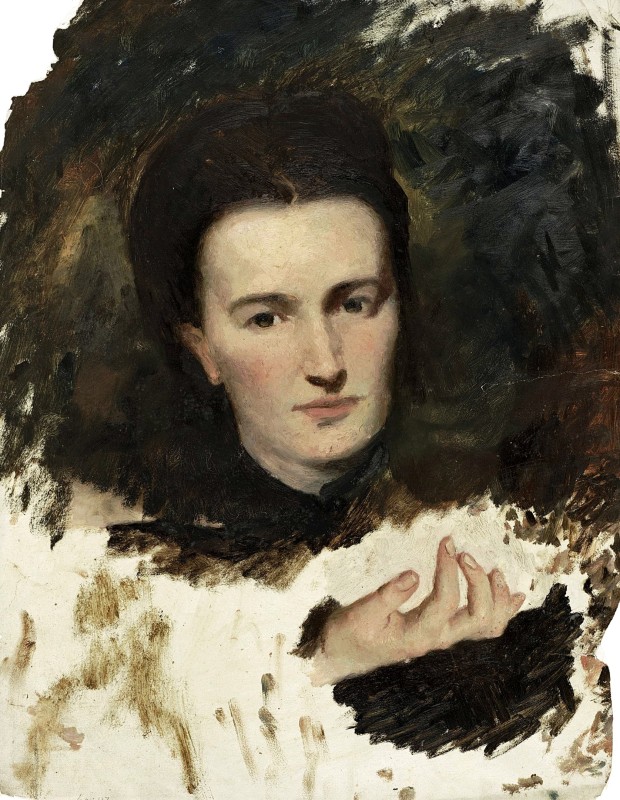 "Pictură. Portret" by Thérèse Schwartze