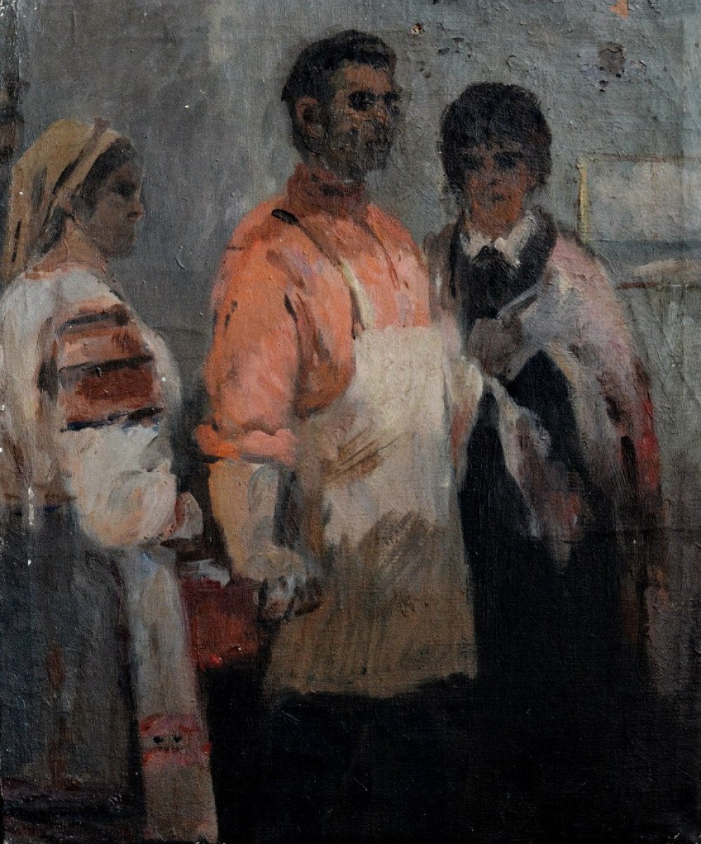 "Живопись. Фигура / полуфигура" by Ион Джумати, масло / холст