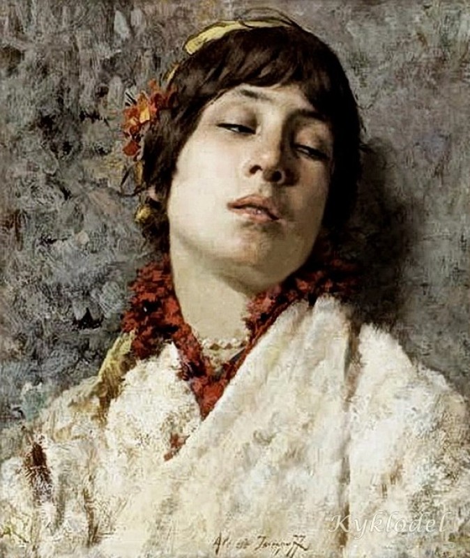"Painting. Portrait" by Aleksei Vladimirovich Isupov