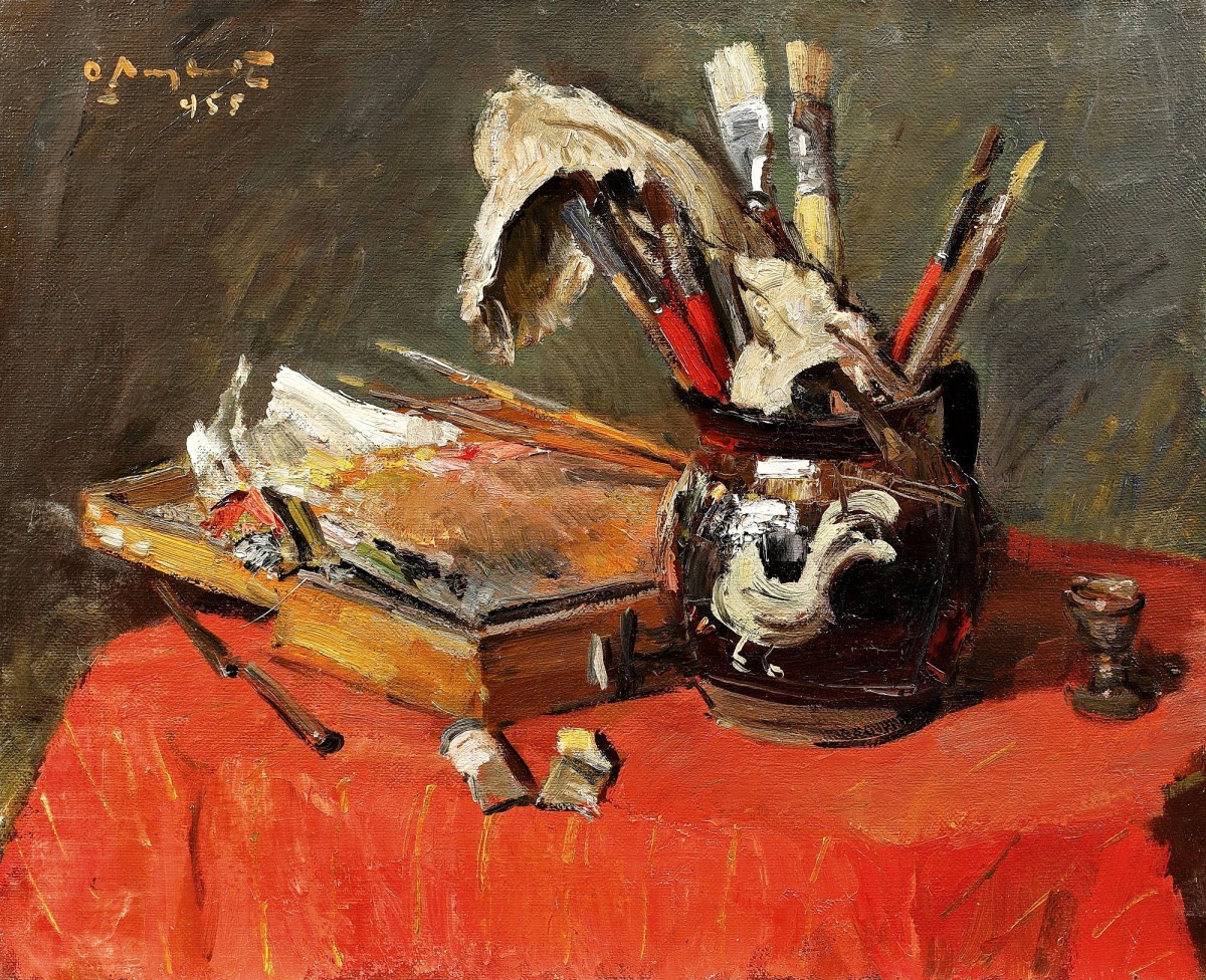 "Painting. Still life" by Octavian Angheluță