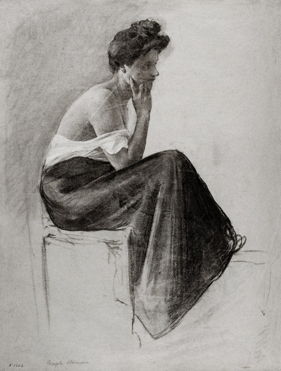 "Drawing. Figure" by Josep Llimona i Bruguera