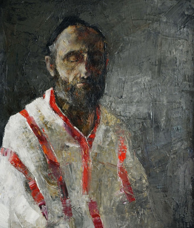 "Portret" by Cristina Demian, 2016, 620x520mm, oil on canvas