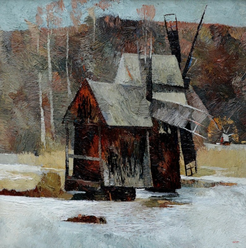 "Живопись. Пленэр. Пленэр в Румынии" by Cристина Челару, масло / холст