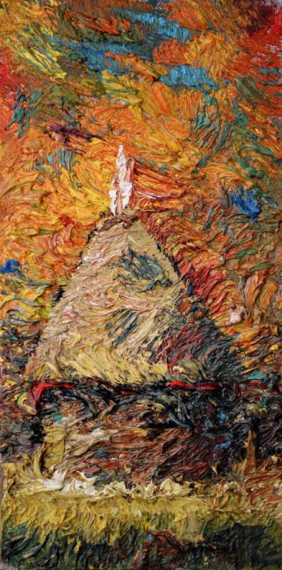 "Căsuță. Sibiu" by Alexandru Bodrug, 2015, oil on canvas