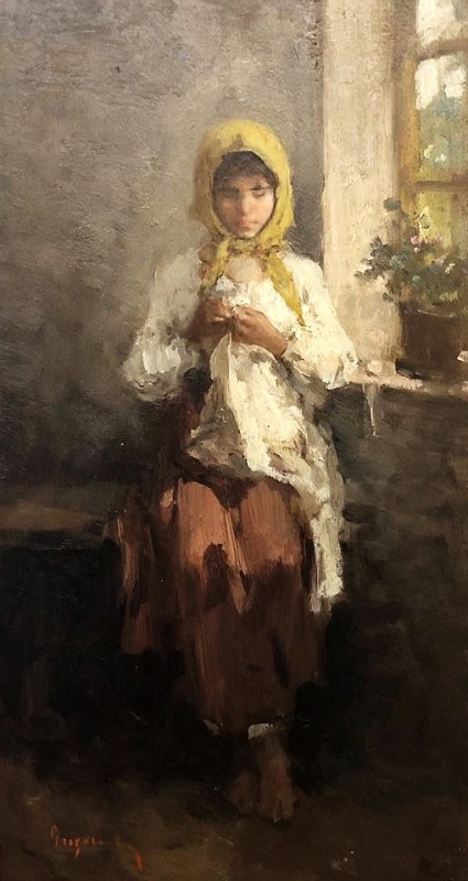 "Painting. Figure" by Nicolae Grigorescu