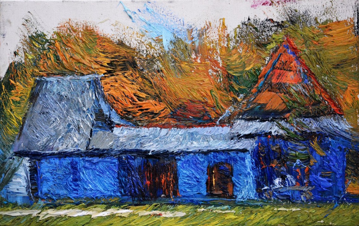 "Studiu" by Mădălina Casian, 2015, oil on canvas