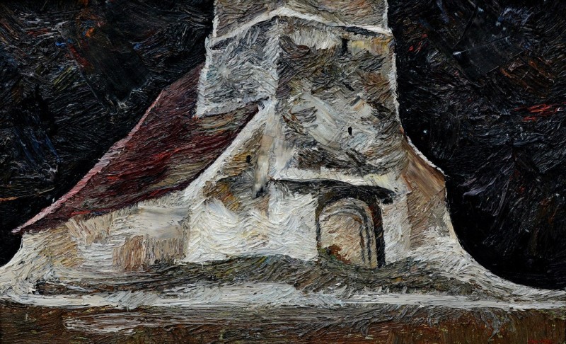 "Pictură. Pleinair. Pleinair România" by Alexandra Clapatiuc, ulei pe pânză