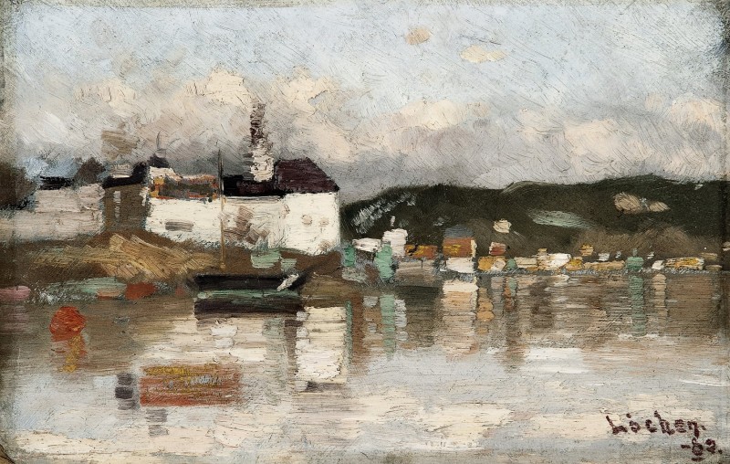 "Pictură. Peisaj maritim" by Kalle Løchen