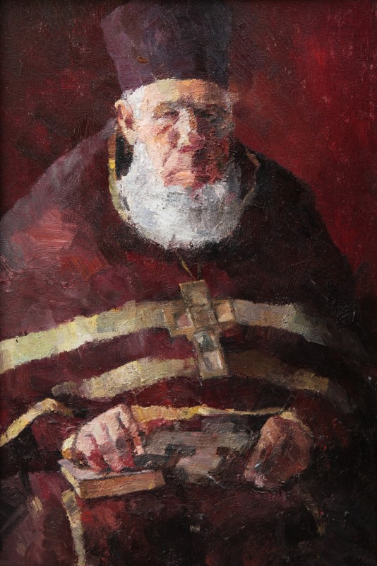 "Painting. Figure. Long term" by Petru Botnarenco, 620x420mm, oil on canvas