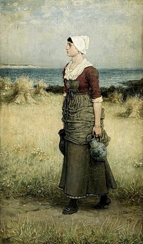 "Composition. Figure" by George Henry Boughton